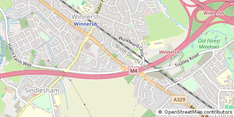 Map of Wokingham