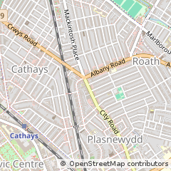 Map of Cardiff