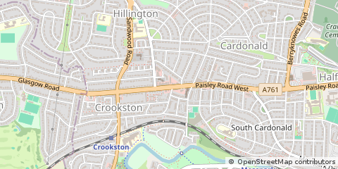 Map of Glasgow