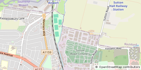 Map of Southend-on-SEA