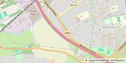 Map of Grangemouth