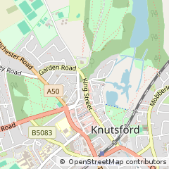 Map of Knutsford, Cheshire