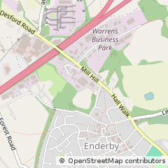 Map of Leicester