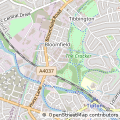 Map of Tipton, West Midlands