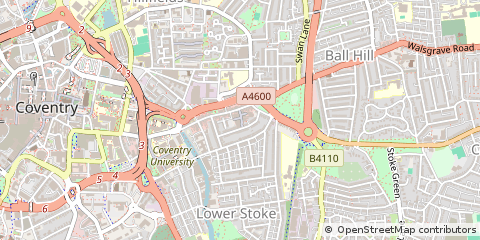 Map of Coventry