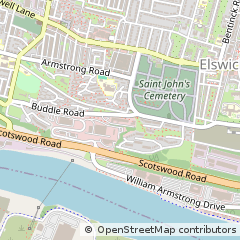 Map of Newcastle Upon Tyne