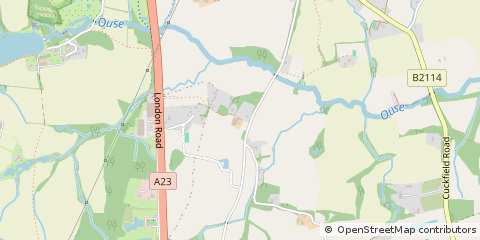 Map of Staplefield, West Sussex