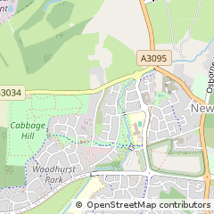 Map of Bracknell, Berkshire
