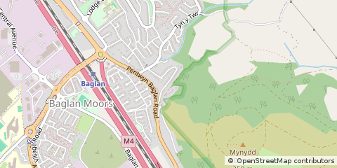 Map of Port Talbot