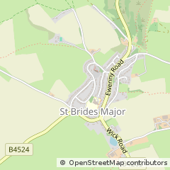 Map of Bridgend