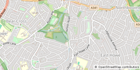Map of Bournemouth
