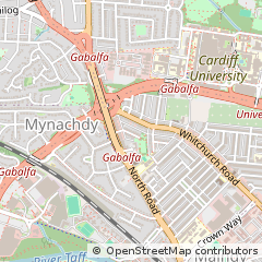 Map of Cardiff