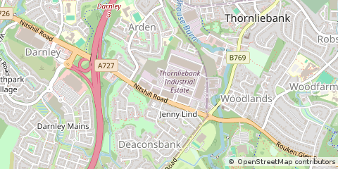 Map of Glasgow