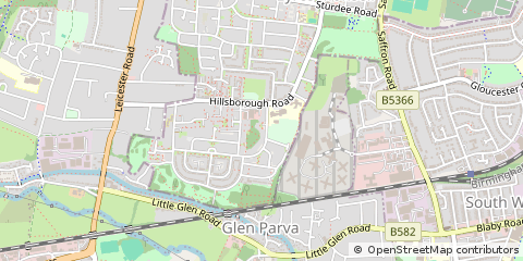 Map of Leicester