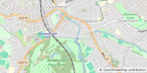 Map of Bromley, Kent