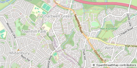 Map of Southampton, Hampshire