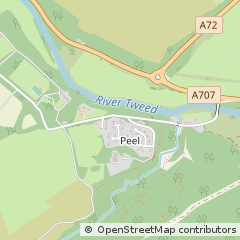 Map of Galashiels, Selkirkshire