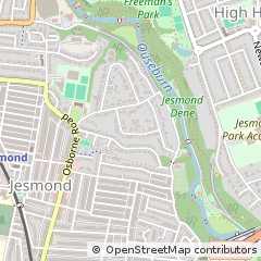 Map of Newcastle Upon Tyne, Tyne and Wear
