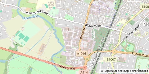 Map of Chelmsford