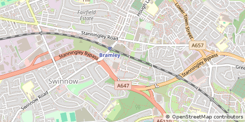 Map of Leeds
