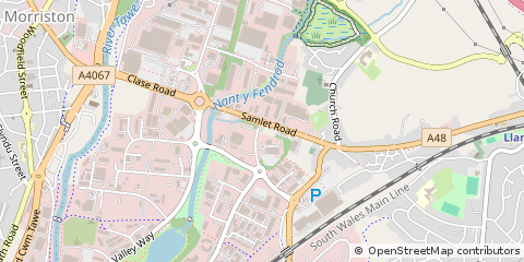 Map of Swansea