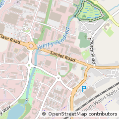 Map of Swansea