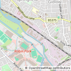 Map of Wigan, Lancashire