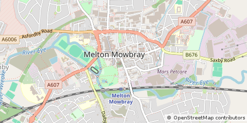 Map of Melton Mowbray