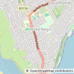 Map of Weymouth, Dorset