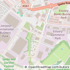 Map of Liverpool, Merseyside