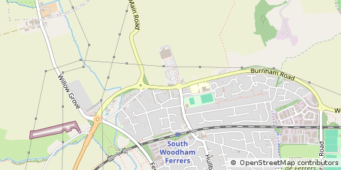 Map of Chelmsford, Essex