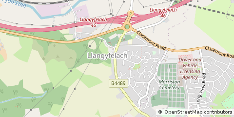 Map of Swansea