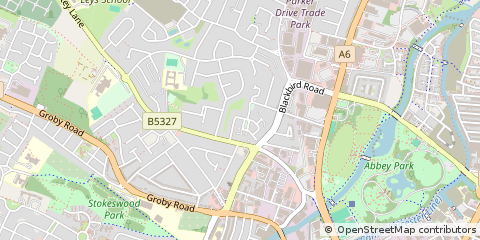 Map of Leicester