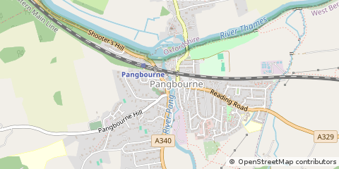 Map of Reading, Berkshire