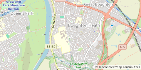 Map of Chester, Cheshire