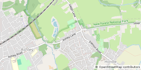 Map of Lymington, Hampshire