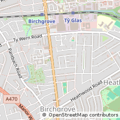 Map of South Glamorgan