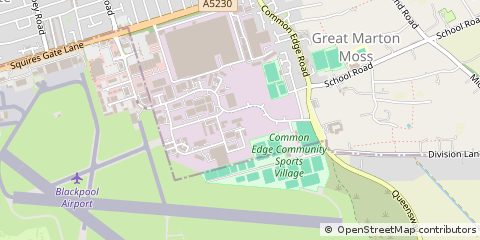 Map of Blackpool, Lancashire