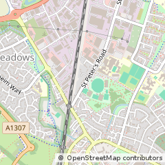 Map of Huntingdon, Cambridgeshire
