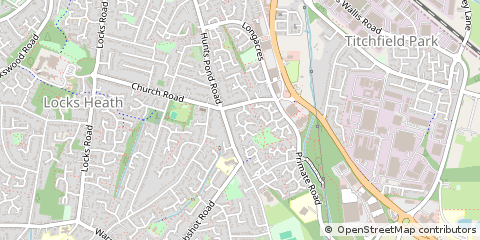 Map of Fareham