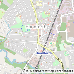 Map of Handforth, Cheshire