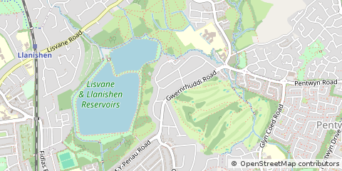 Map of Cardiff