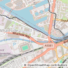 Map of Stretford, Manchester