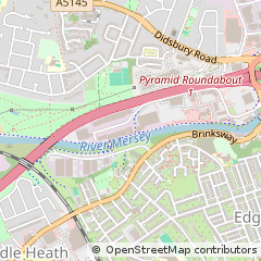 Map of Stockport, Cheshire