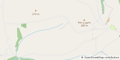 Map of Newcastle Emlyn, Carmarthenshire