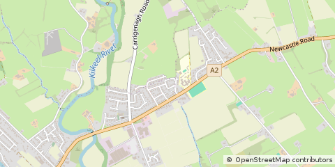 Map of Kilkeel, CO. Down