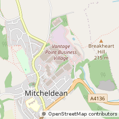 Map of Mitcheldean