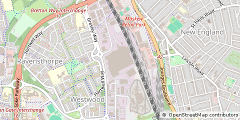 Map of Peterborough