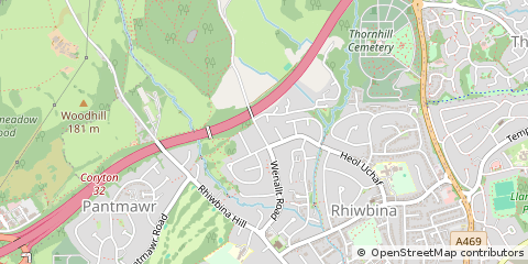 Map of Cardiff