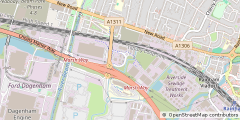 Map of Rainham